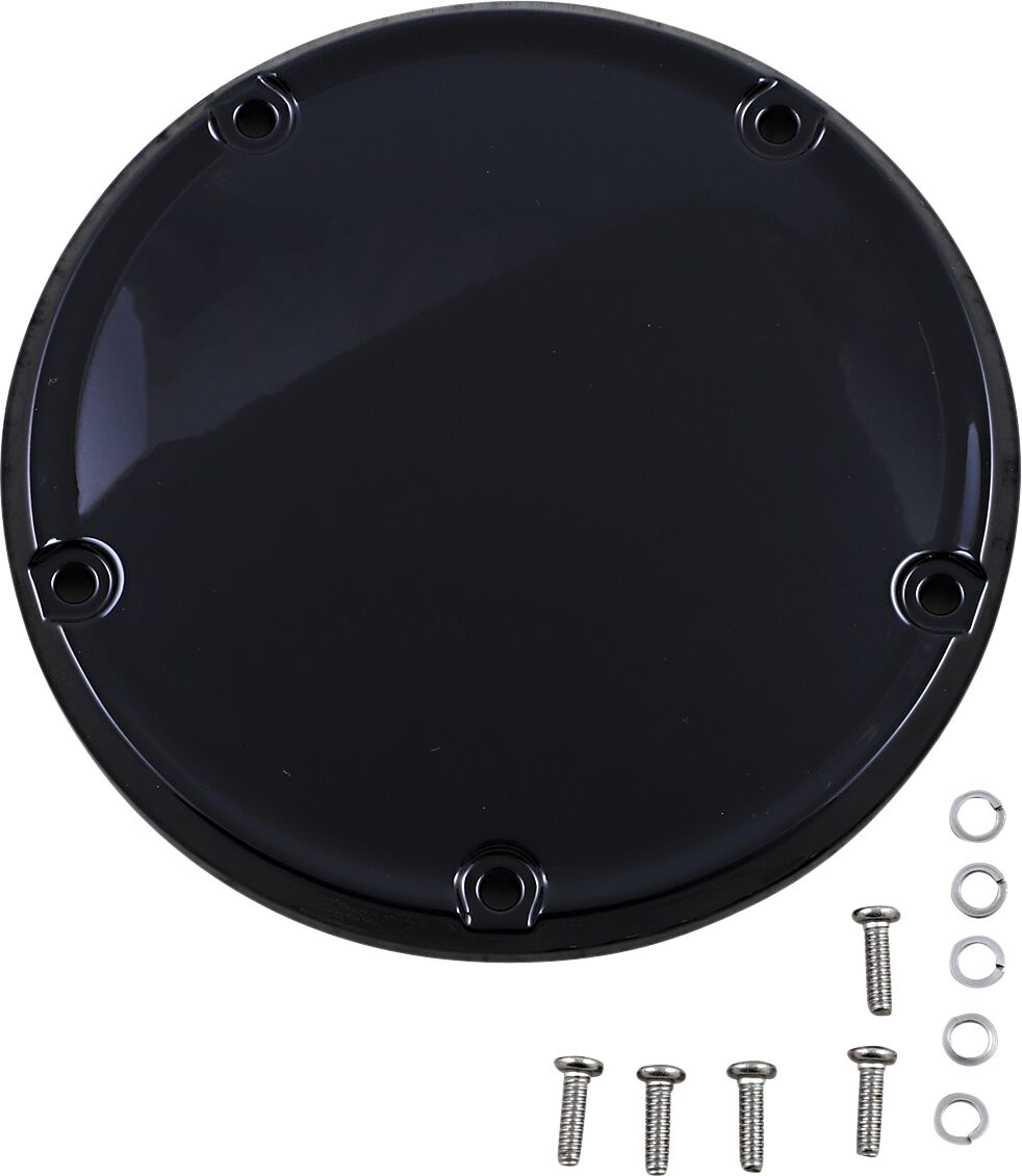 Drag Specialties Cover Derby Gl Bk Softail Transmission Covers Drag Specialties