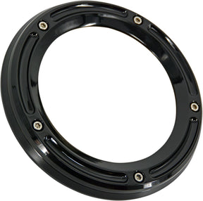 Assault Series Derby Cover w/ Window, Gloss Black - 19+ Softail Derby Cover Trask Performance