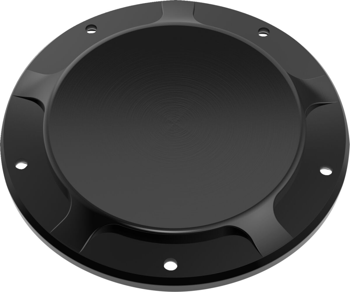 La Choppers Derby Cover M8 St Cty Blk Transmission Covers La Choppers
