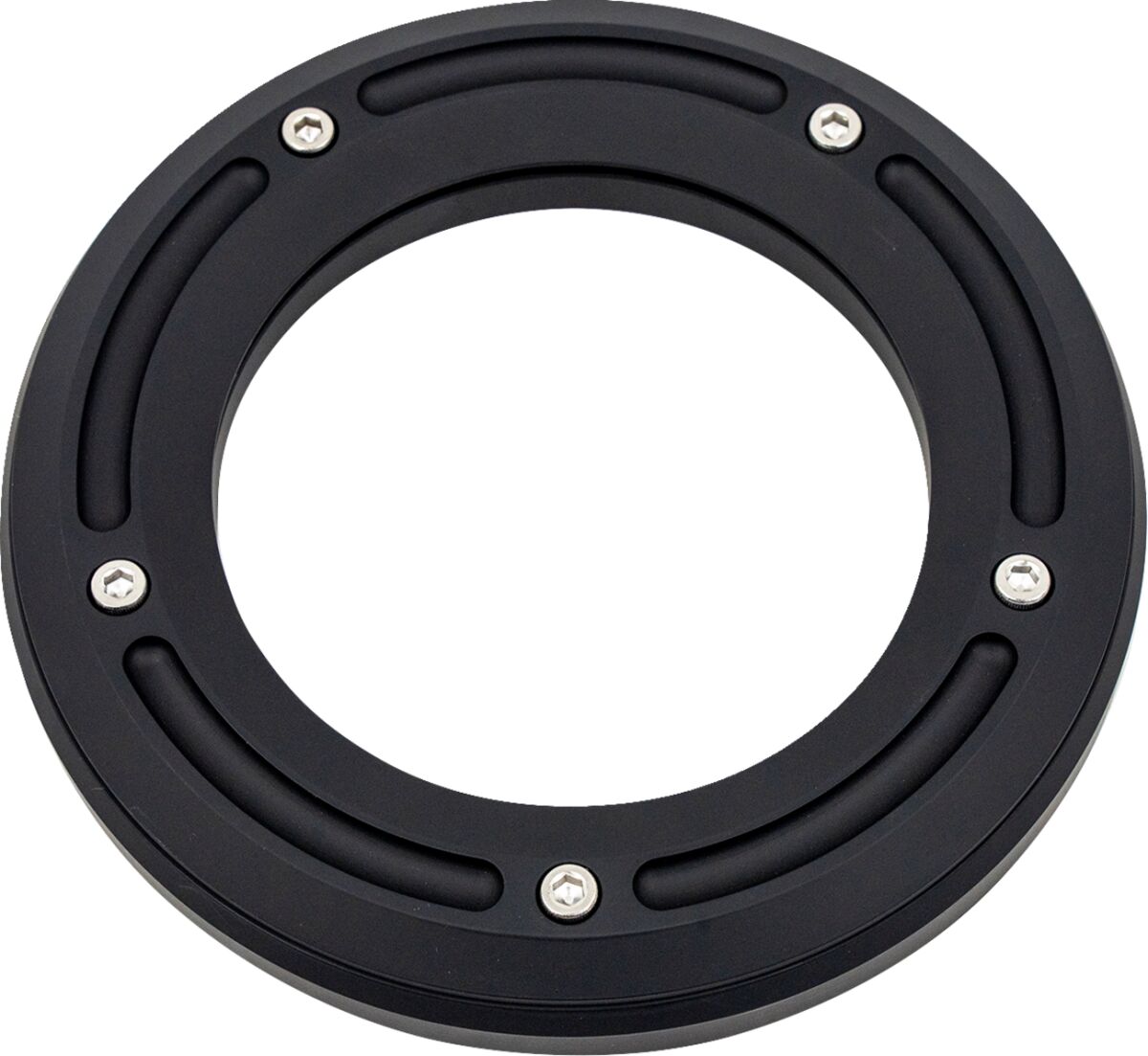 Trask Assault Series Derby Cover w/ Window, Matte Black - Dyna & Softail & Touring Transmission Covers Trask Performance
