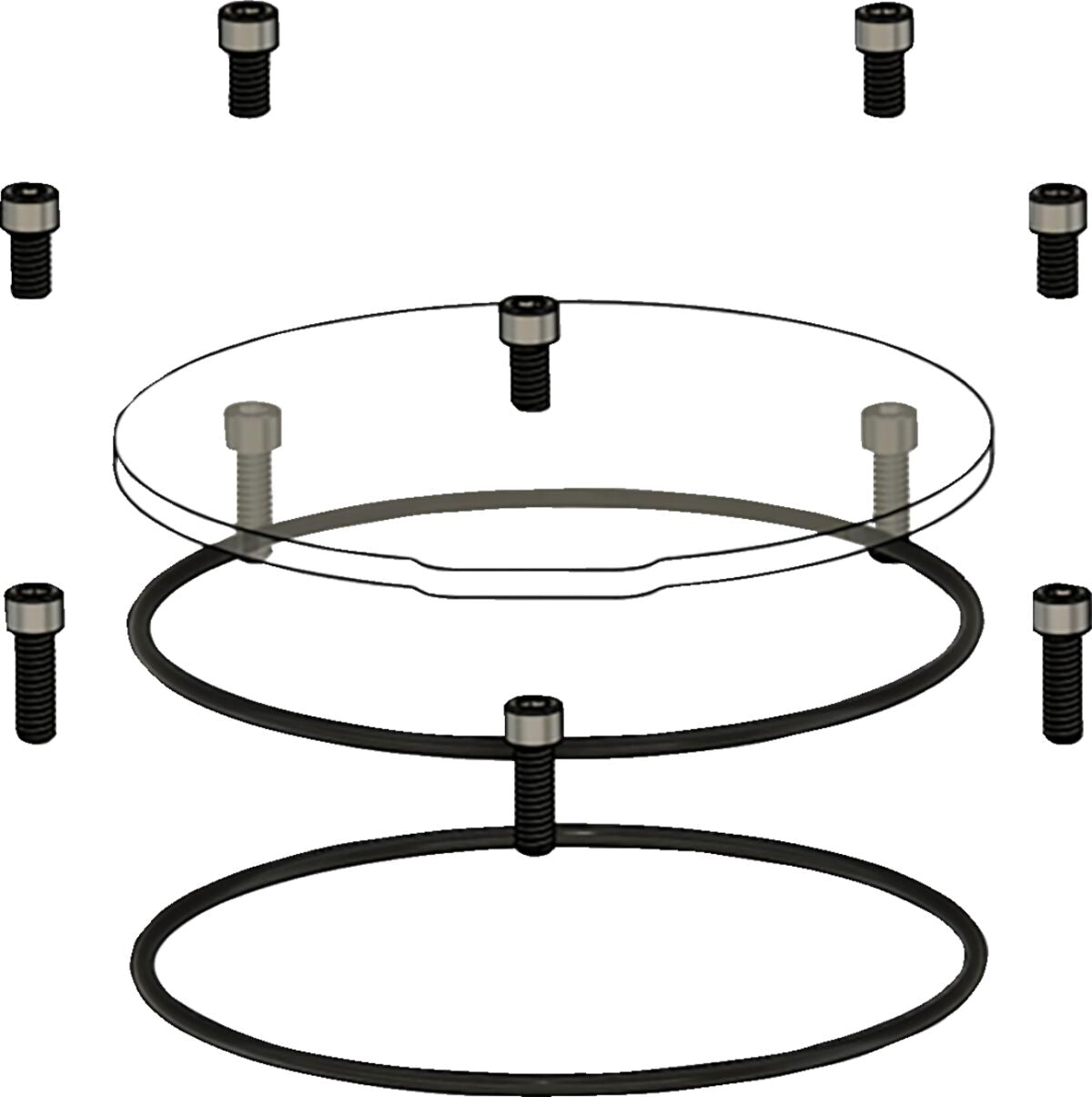 Trask Derby Cover Repair Kit - 19+ Softail Transmission Covers Trask Performance
