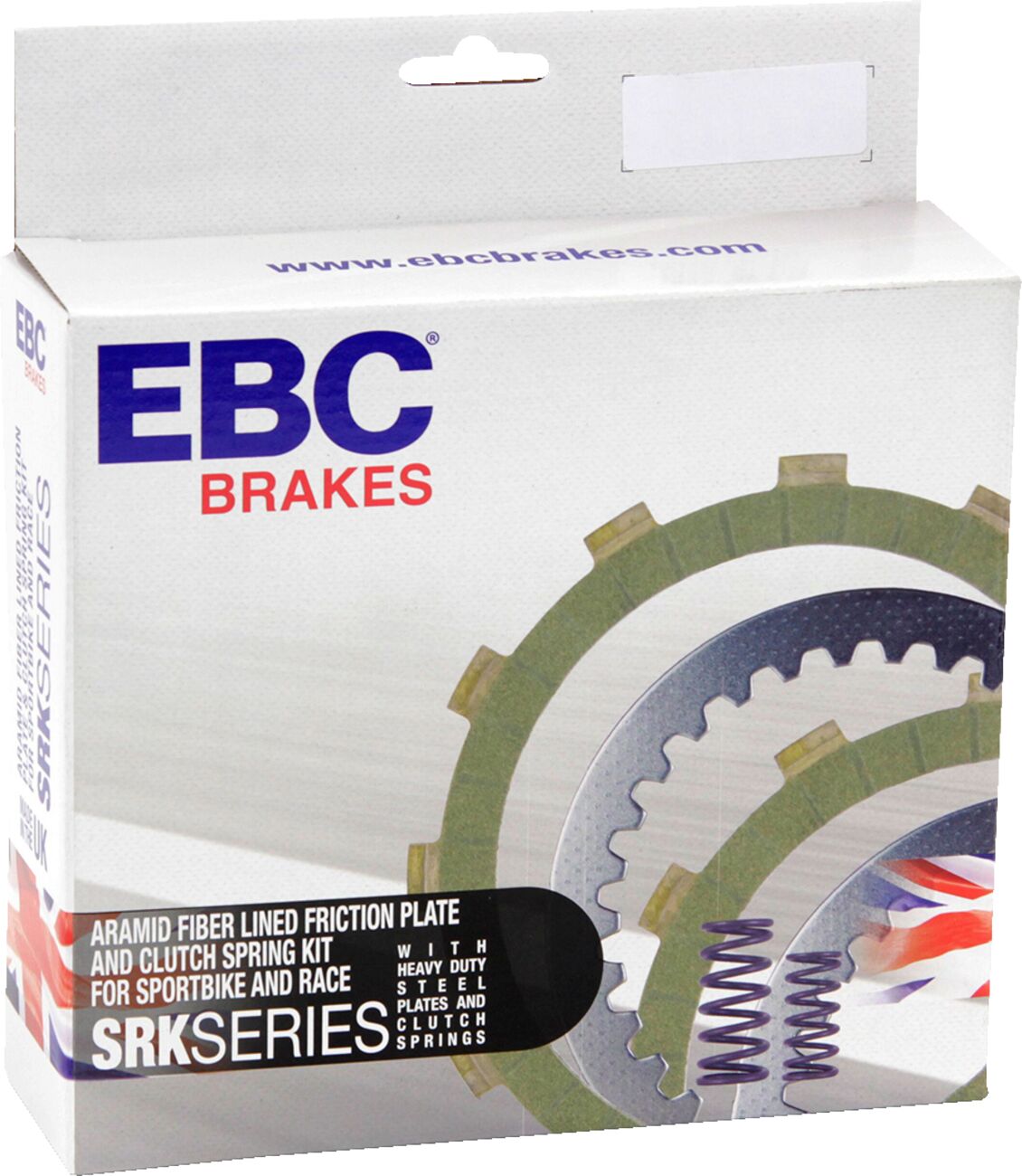 Ebc Clutch Kit Complete Srk Series Street Racer Aramid Fiber Clutch Plates & Springs Ebc