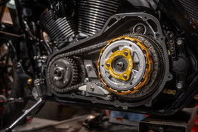 Power Plate, Gold - Milwaukee 8 & Big Twin Clutch Trask Performance
