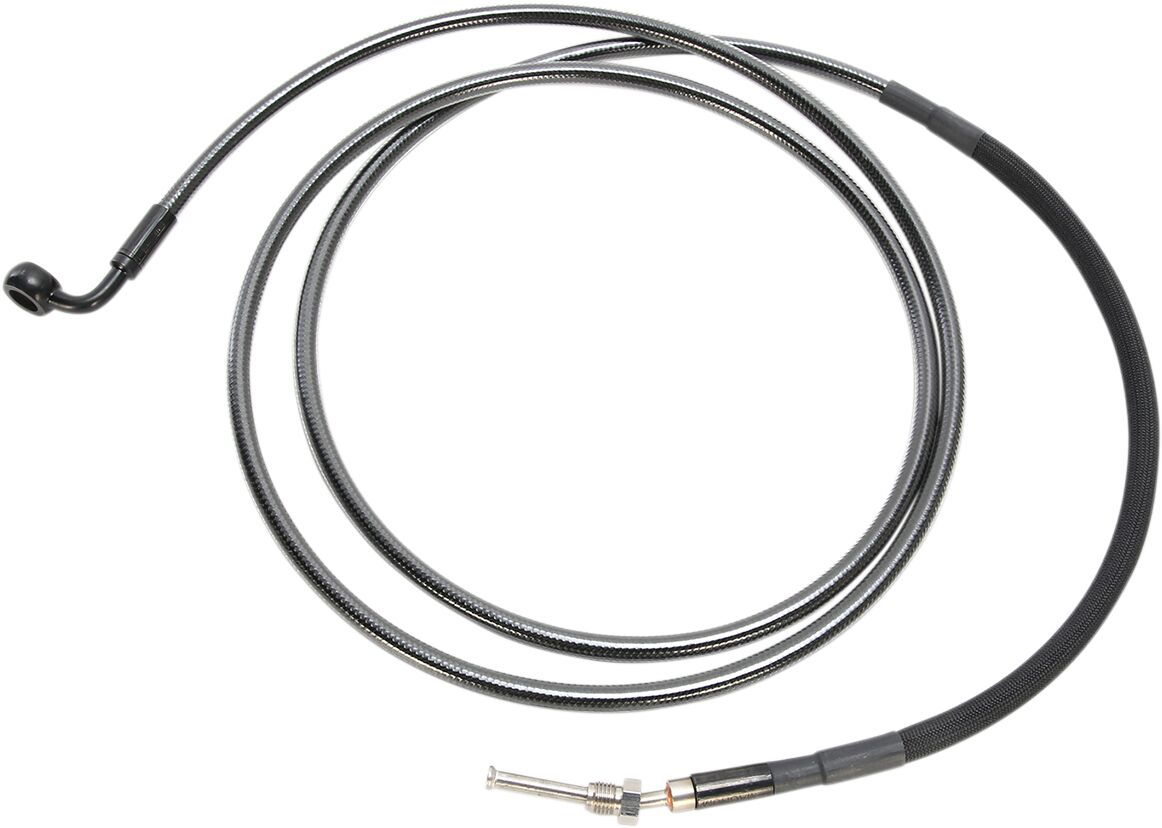 Magnum Shielding Clutch Line Hydraulic Black Pearl Chrome Black/Clear Hose Hydraulic Clutch Magnum Shielding