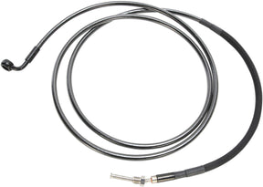 Magnum Shielding Clutch Line Hydraulic Black Pearl Chrome Black/Clear Hose Hydraulic Clutch Magnum Shielding