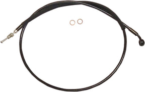 Magnum Shielding Clutch Line +24" Hydraulic Black Pearl Chrome Black/Clear Clutch Component Parts Magnum Shielding