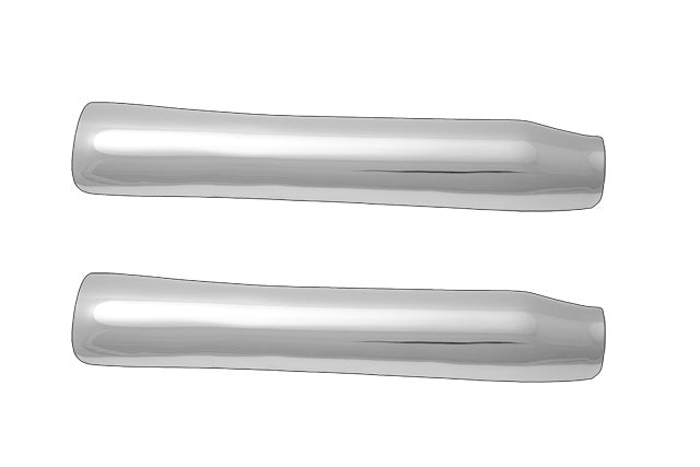 Thunderheader 1161 Heat Shield Set of 2, Chrome - 1995-2016 Touring (1061 Slip-Ons) Exhaust Heat Shield Thunderheader