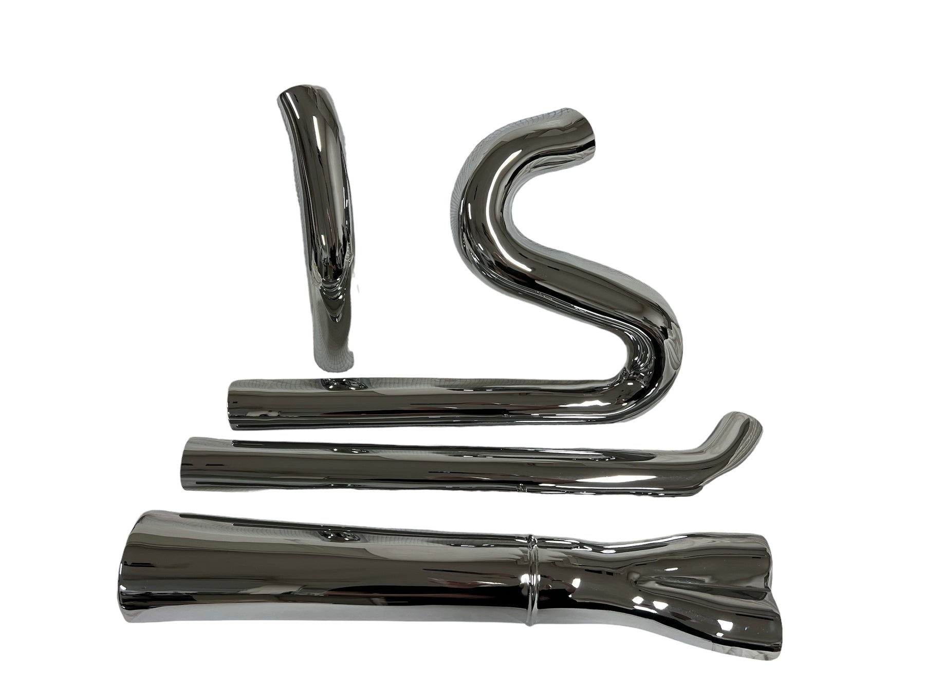 Thunderheader 1164 Heat Shield Set of 4, Chrome - Touring X-Series 1073X (M8) Exhaust Heat Shield Thunderheader