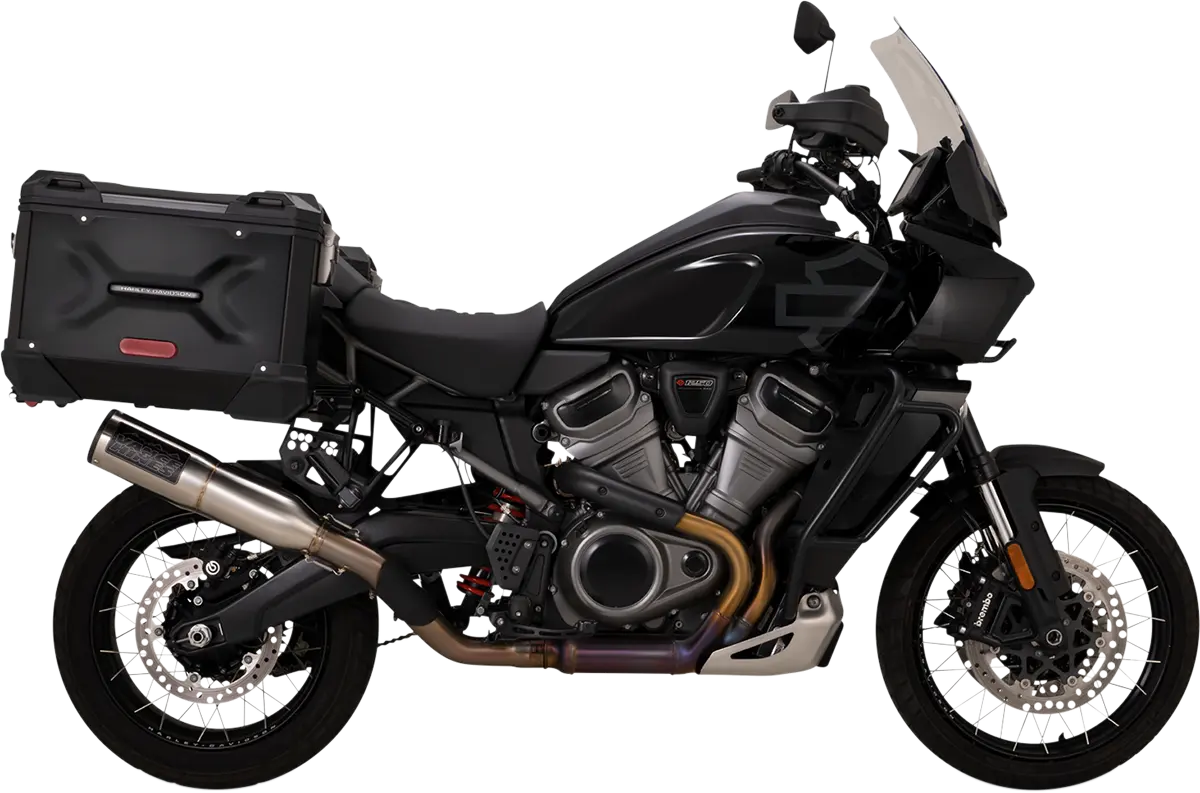 Adventure Hi-Output 450 - Pan America Slip-On Exhaust Vance & Hines