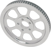 Drag Specialties Rear Belt Pulley Chrome 70 T Rear Drive Pulleys & Parts Drag Specialties