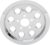 Drag Specialties Rear Belt Pulley Cover Chrome Rear Drive Pulleys & Parts Drag Specialties