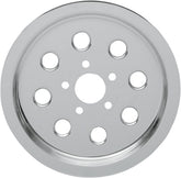 Drag Specialties Rear Belt Pulley Cover Chrome 65 T Rear Drive Pulleys & Parts Drag Specialties