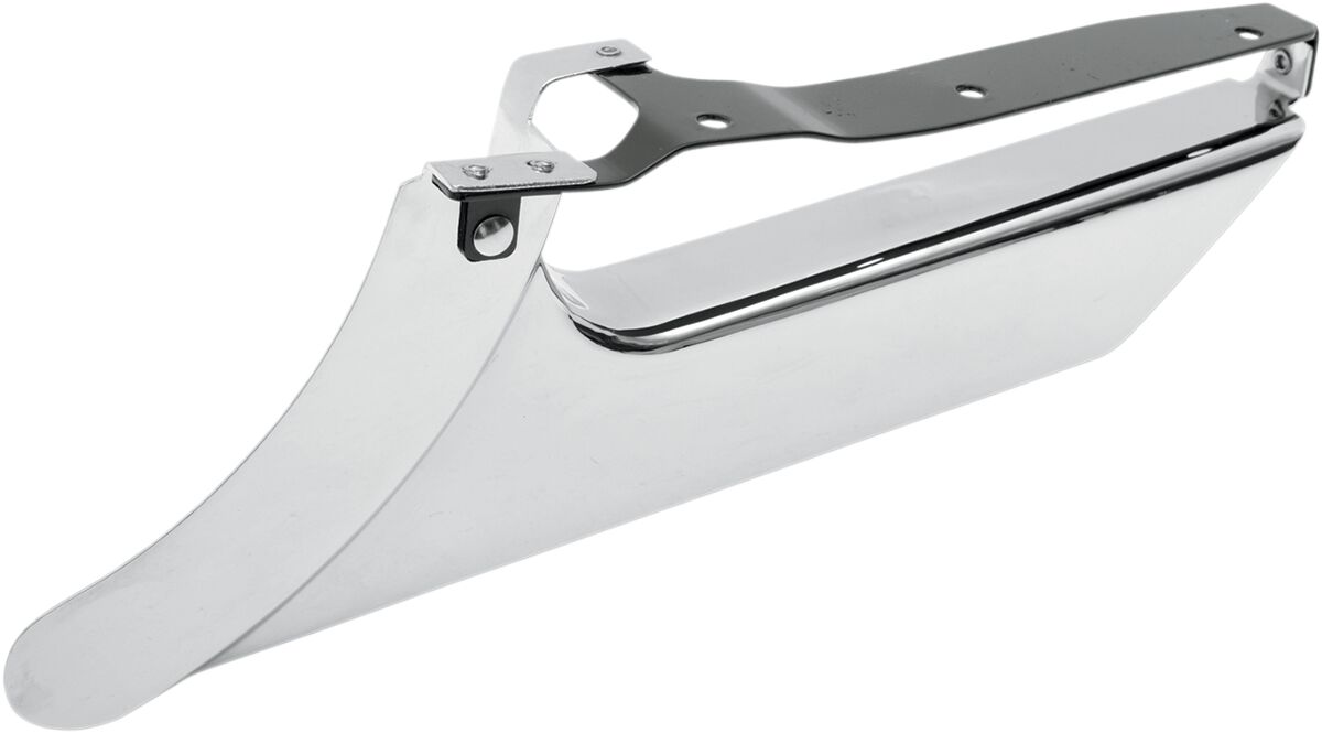 Drag Specialties Rear Lower Belt Guard Chrome Rear Chain-Belt Guards & Parts Drag Specialties