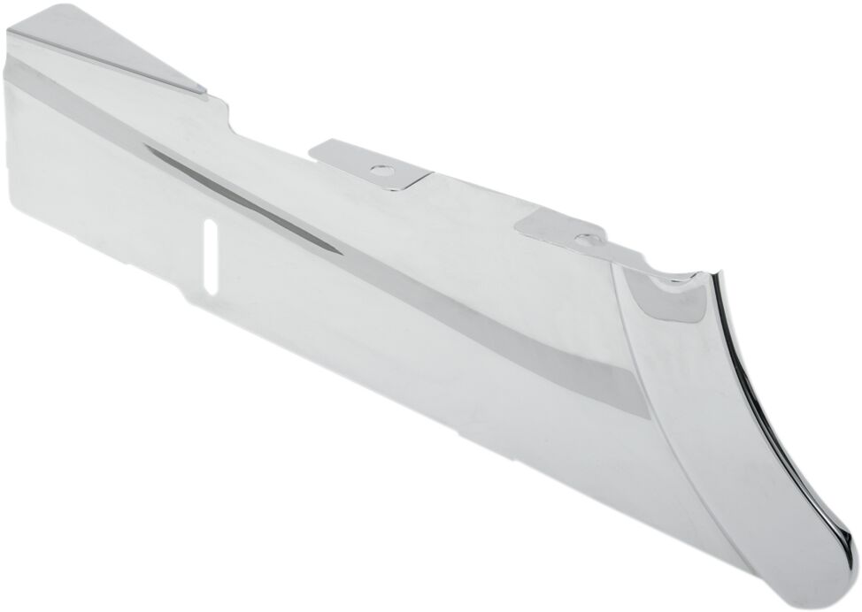 Drag Specialties Rear Lower Belt Guard Chrome Rear Chain-Belt Guards & Parts Drag Specialties