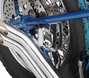 Drag Specialties Brake Caliper Rear 4 Piston Chrome Brake Caliper Kits Drag Specialties