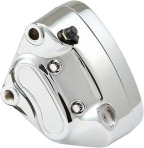 Drag Specialties Brake Caliper Front/Left 4 Piston Chrome Brake Caliper Kits Drag Specialties