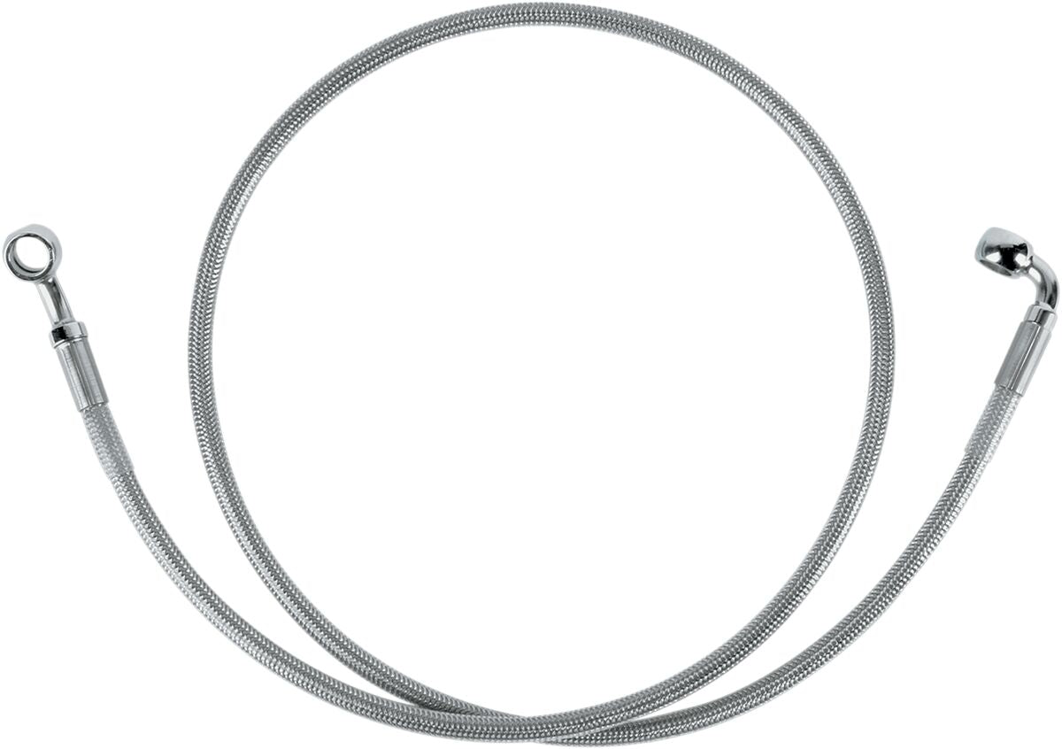 Drag Specialties Frt Brake Line 95 99 Fxd BRAKE LINES-HOSES-STAINLESS ST Drag Specialties