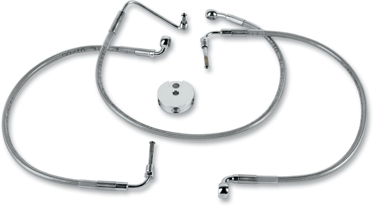 Drag Specialties Front Brake Line Stainless Steel Brake Lines Hoses Stainless Drag Specialties