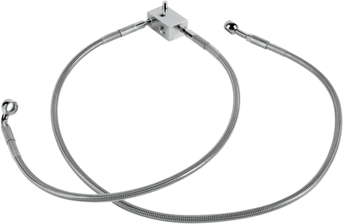 Drag Specialties Rear Brake Line Stainless Steel Brake Lines Hoses Stainless Drag Specialties