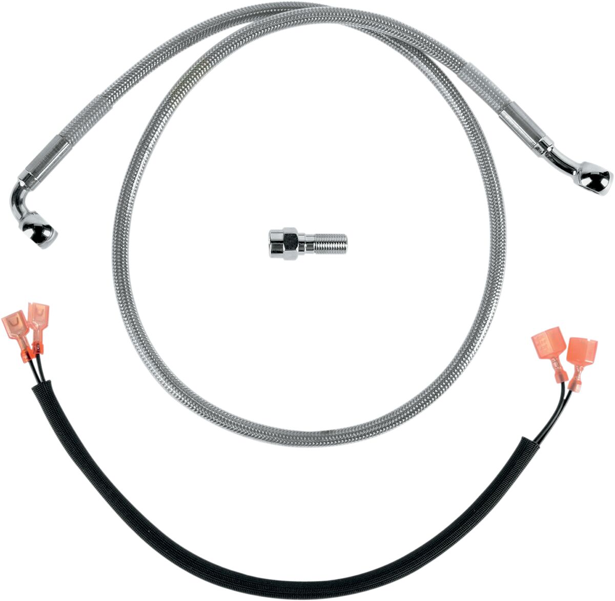 Drag Specialties Rear Brake Line Stainless Steel Brake Lines Hoses Stainless Drag Specialties