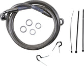 Drag Specialties Frt Brake Line 99 07 Fxst BRAKE LINES-HOSES-STAINLESS ST Drag Specialties