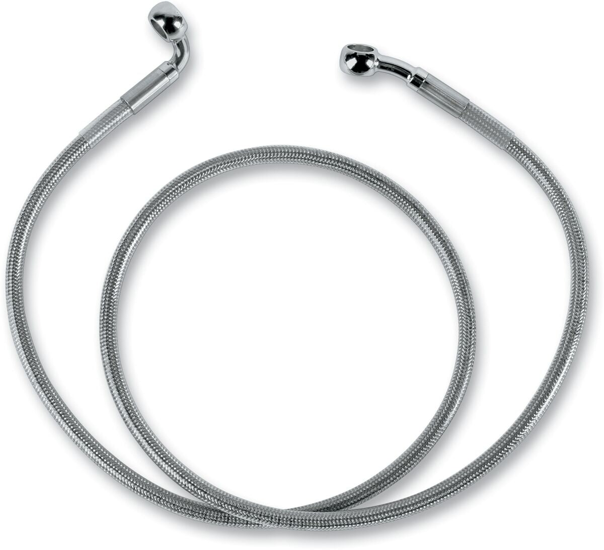 Drag Specialties Frt Brake Line 99 07 Fxst BRAKE LINES-HOSES-STAINLESS ST Drag Specialties