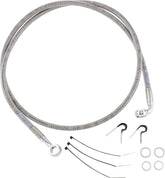 Drag Specialties Frt Brake Line 97 07 Flsts BRAKE LINES-HOSES-STAINLESS ST Drag Specialties