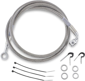 Drag Specialties Front Brake Line Stainless Steel Brake Lines Hoses Stainless Drag Specialties