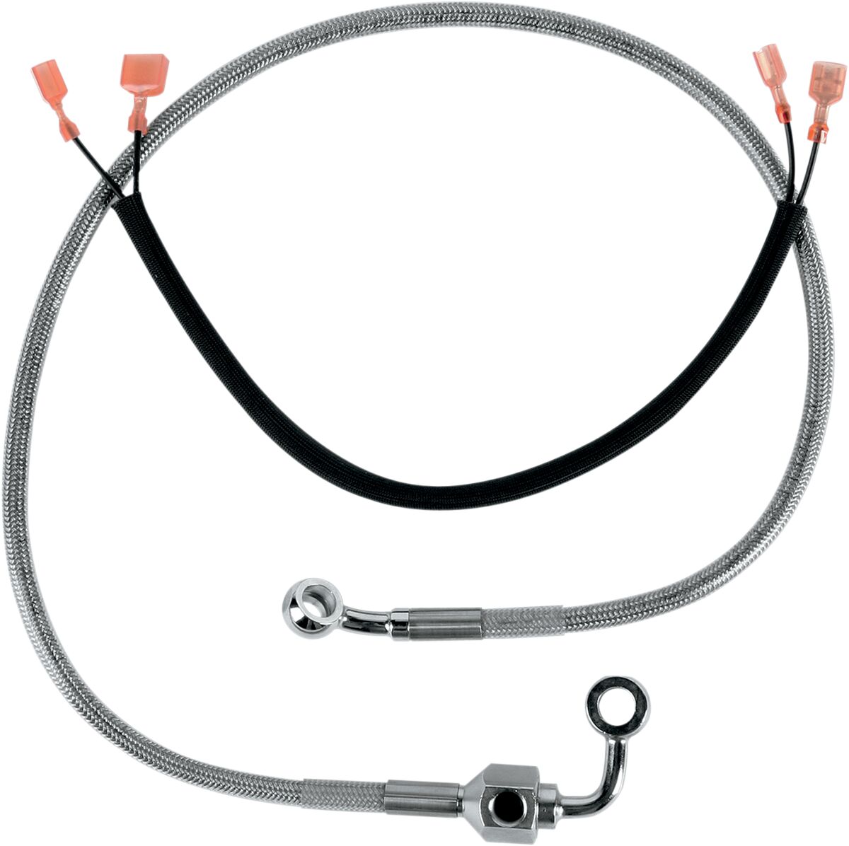Drag Specialties Rear Brake Line Stainless Steel Brake Lines Hoses Stainless Drag Specialties