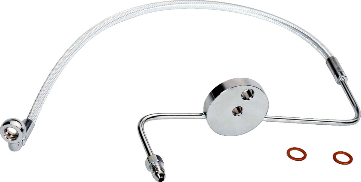 Magnum Shielding Lower Brk Line Fxst/Fxdwg BRAKE LINES-HOSES-STAINLESS ST Magnum Shielding