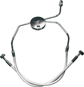 Magnum Shielding Brake Line Designer Clear Jacket Chrome Nature Brake Lines Hoses Stainless Magnum Shielding