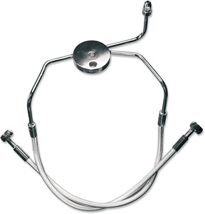 Magnum Shielding Brake Line Designer Clear Jacket Chrome Nature Brake Lines Hoses Stainless Magnum Shielding