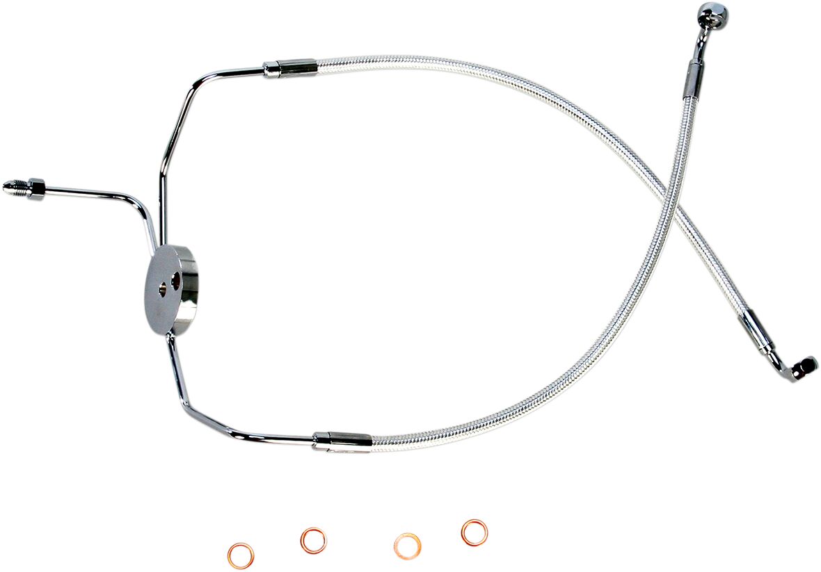 Magnum Shielding Dual Lower Brake L. Flt BRAKE LINES-HOSES-STAINLESS ST Magnum Shielding