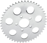 Drag Specialties Rear Chain Sprocket 530 Dished 48 T Steel/Chrome Steel Rear Sprockets Drag Specialties