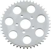 Drag Specialties Rear Chain Sprocket 530 Dished 46 T Steel/Chrome Steel Rear Sprockets Drag Specialties