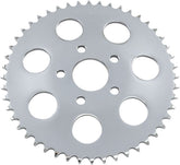 Drag Specialties Rear Chain Sprocket Dished 48 T Steel/Chrome Steel Rear Sprockets Drag Specialties