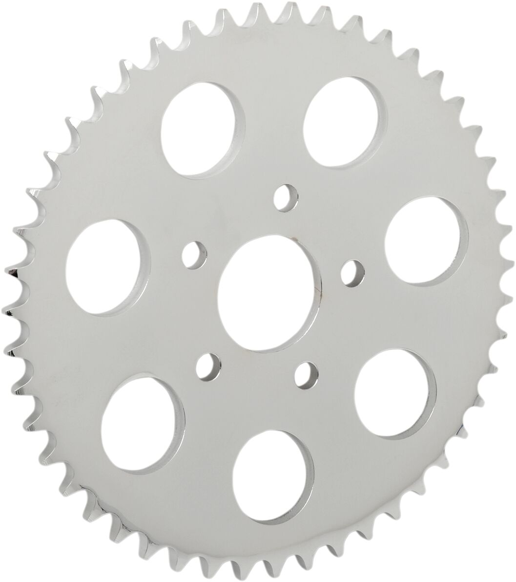 Drag Specialties Rear Chain Sprocket 47 T Chrome Steel Rear Sprockets Drag Specialties