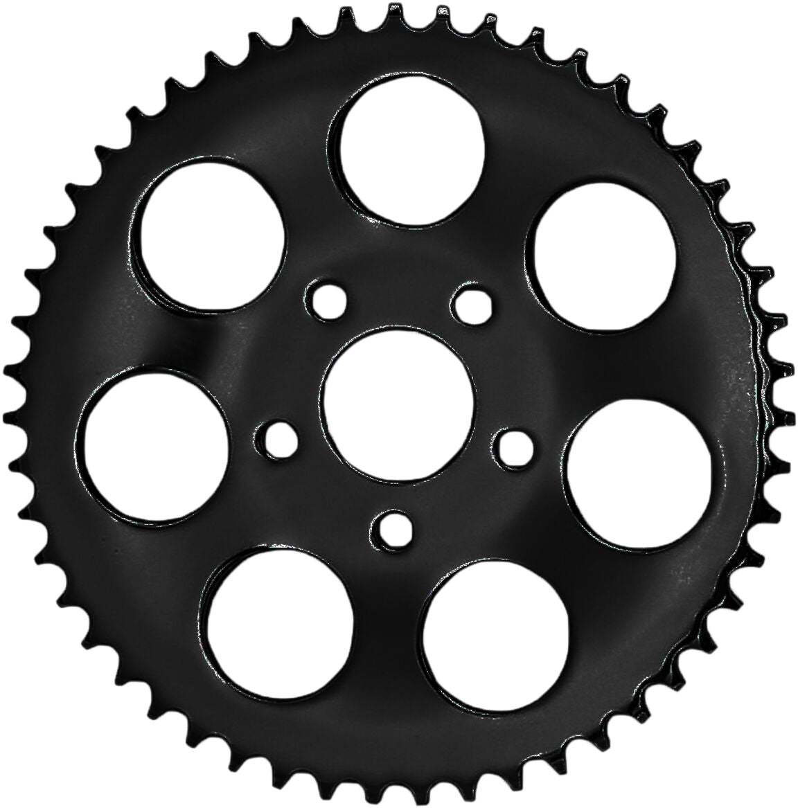 Drag Specialties Sprocket Blk 48 T Flat REAR SPROCKETS - STEEL TYPE Drag Specialties