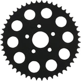 Drag Specialties Sprocket Blk 49 T Flat REAR SPROCKETS - STEEL TYPE Drag Specialties