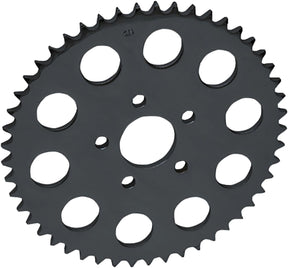 Drag Specialties Sprocket Blk 51 T Flat REAR SPROCKETS - STEEL TYPE Drag Specialties
