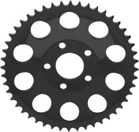 Drag Specialties Sprocket Blk 48 T Dish REAR SPROCKETS - STEEL TYPE Drag Specialties
