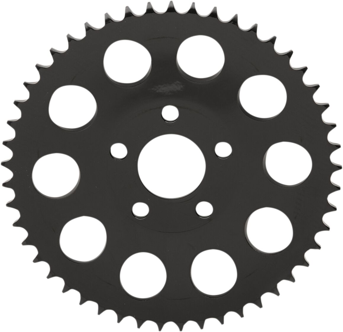 Drag Specialties Sprocket Blk 49 T Dish REAR SPROCKETS - STEEL TYPE Drag Specialties