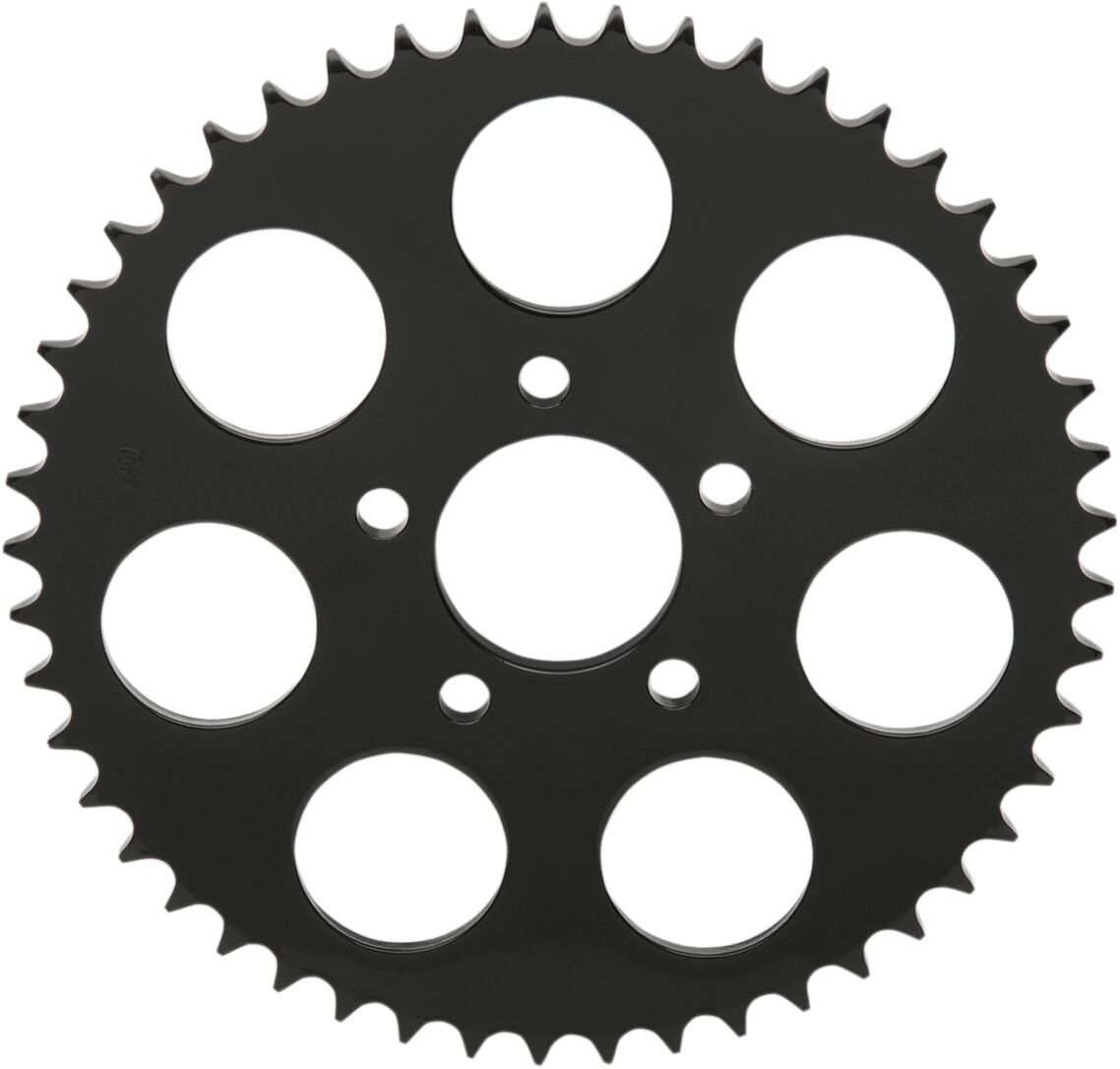 Drag Specialties Sprocket Blk 49 T Flat REAR SPROCKETS - STEEL TYPE Drag Specialties