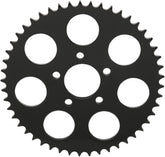 Drag Specialties Sprocket Blk 49 T Flat REAR SPROCKETS - STEEL TYPE Drag Specialties