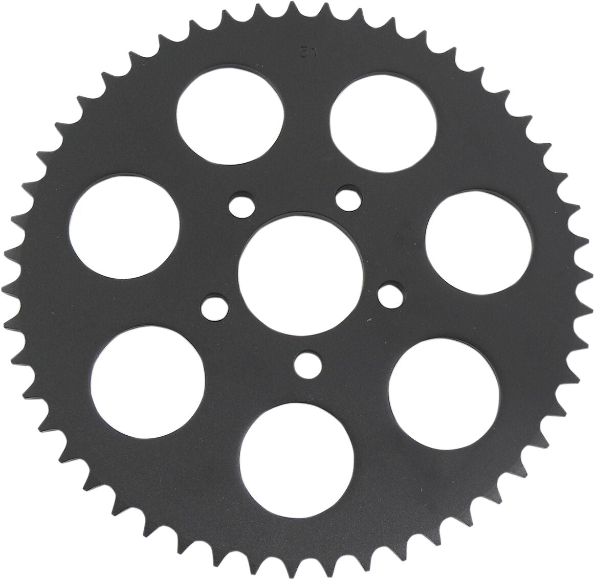 Drag Specialties Sprocket Rear Wheel 51 T Flat Gloss Black Steel Rear Sprockets Drag Specialties