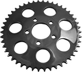 Drag Specialties Sprocket Rear Wheel 46 T Dish Gloss Black Steel Rear Sprockets Drag Specialties