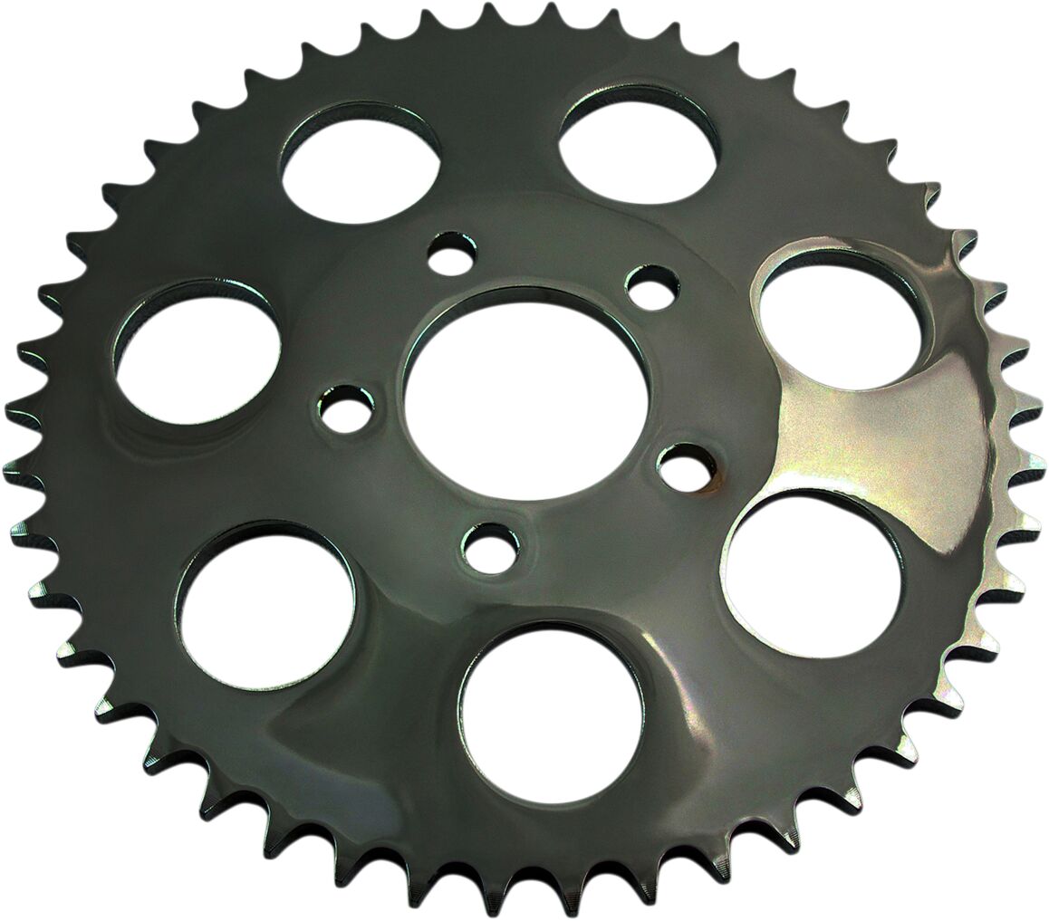 Drag Specialties Sprocket Rear Wheel 51 T Dish Gloss Black Steel Rear Sprockets Drag Specialties