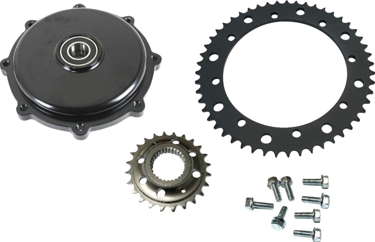 Drag Specialties Conversion Sprocket Kit Black Drive Chain & Sprocket Kits Drag Specialties