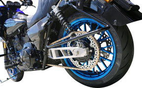Arlen Ness Jagged Cush Drive Chain Conversion Kit 57 Tooth, Black - 09+ Touring Steel Rear Sprockets Arlen Ness