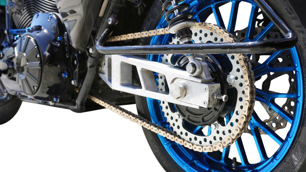 Arlen Ness Jagged Cush Drive Chain Conversion Kit 57 Tooth, Black - 09+ Touring Steel Rear Sprockets Arlen Ness